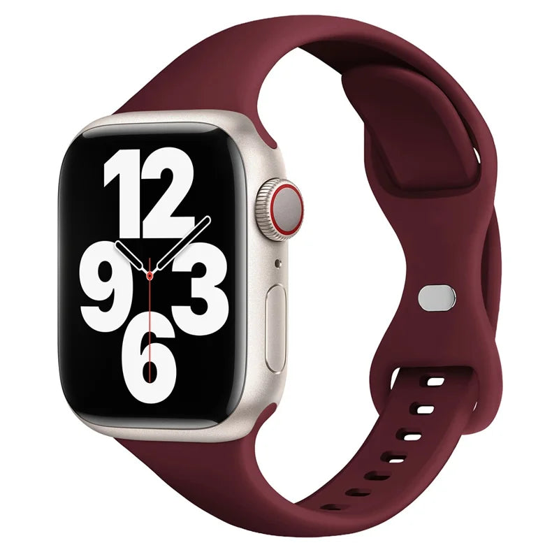 Apple Watch Urrem 38/40/41 - vin rød