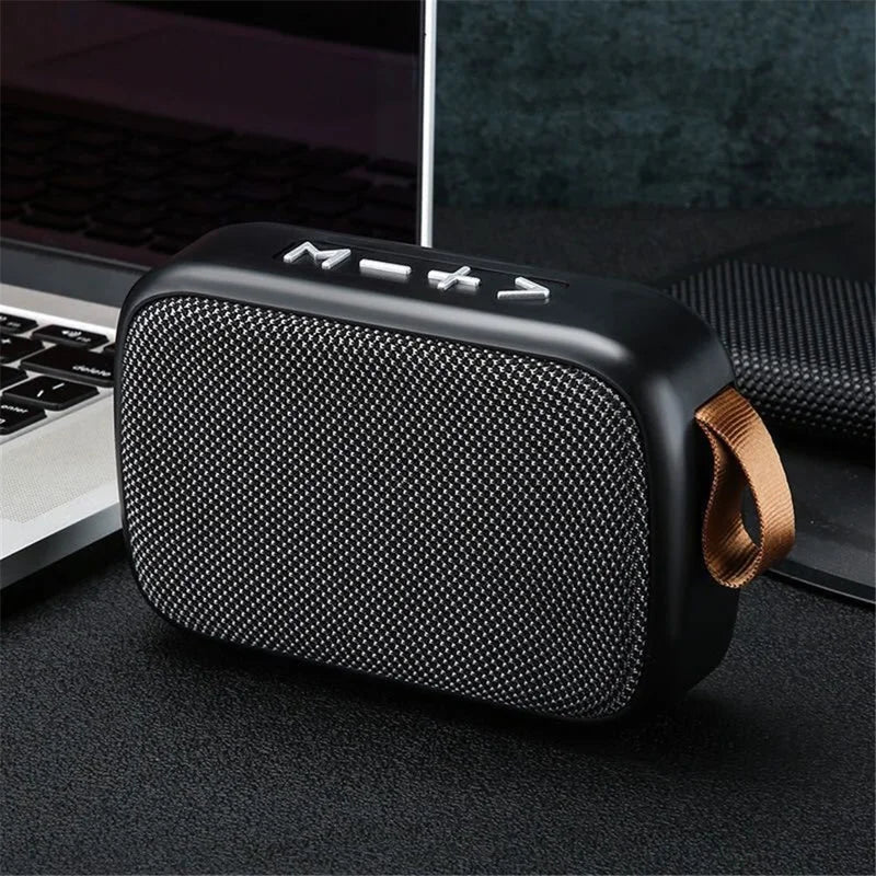G2 Cloth Portable Mini Speaker Bluetooth Speaker Deep Bass Sound Box Speaker - Grey