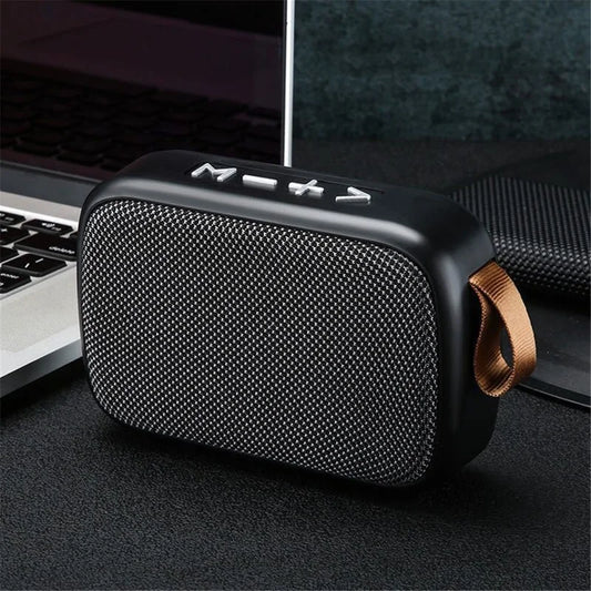 G2 Cloth Portable Mini Speaker Bluetooth Speaker Deep Bass Sound Box Speaker - Grey