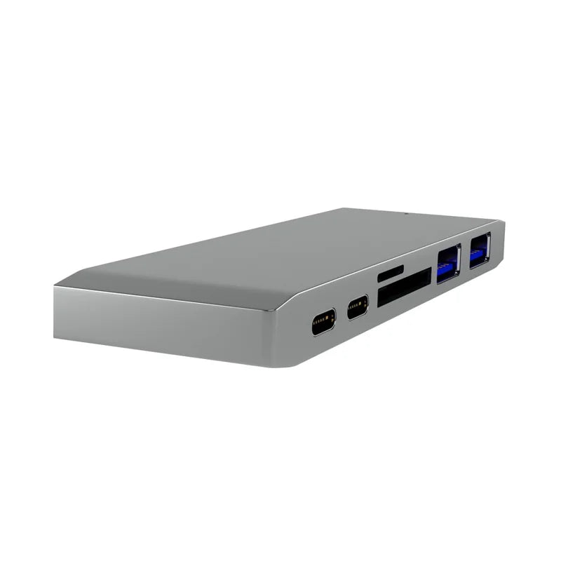 6-in-1 Dual USB Type-C Multi-Port Adapter Dongle Converter for MacBook