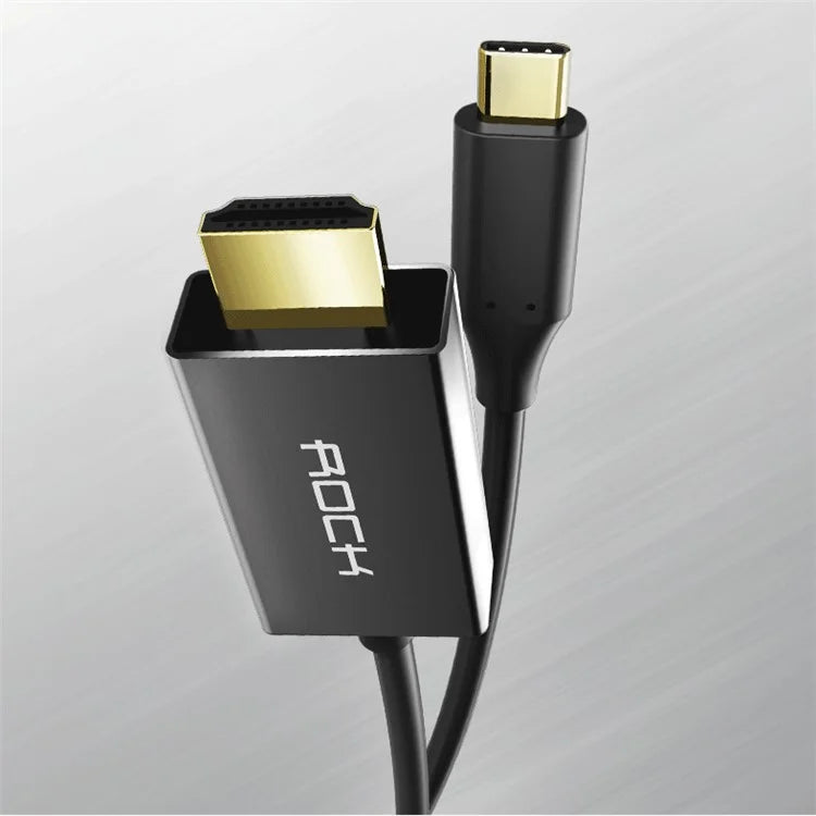ROCK Type C to HDMI Converter II 1.8m - Blå