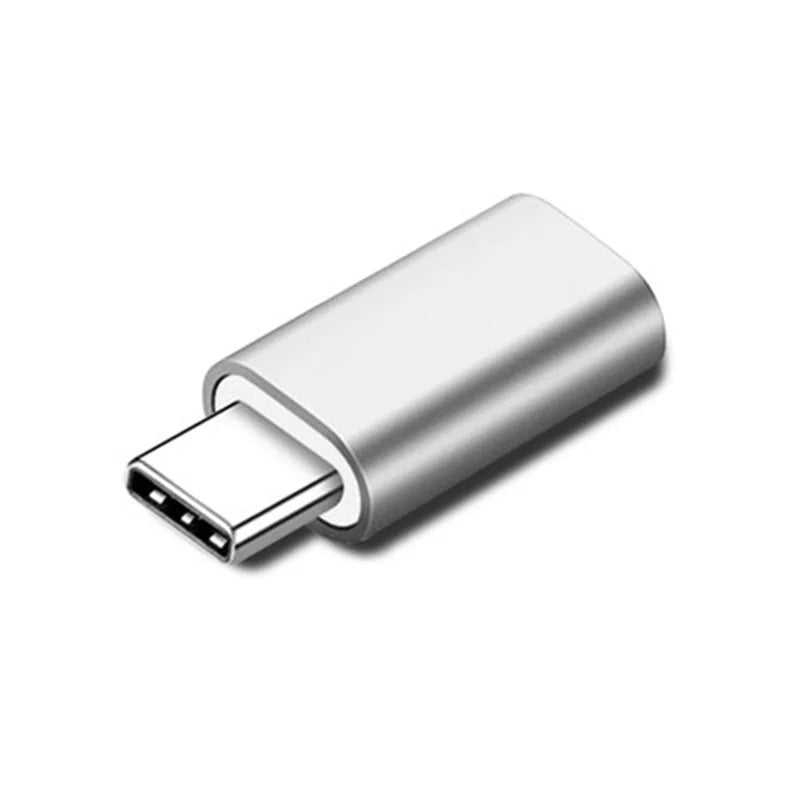 Lightning til USB-C, adaptor silver - EOL