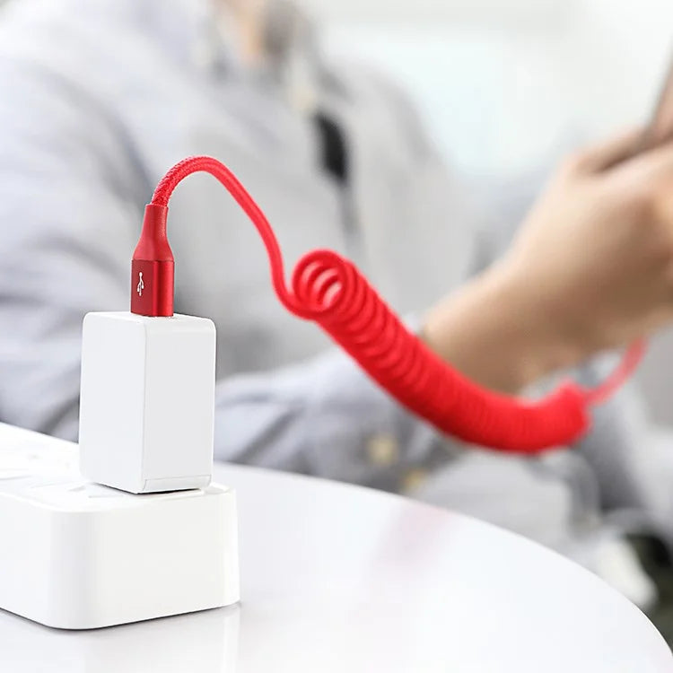 USB-C kabel ROCK 1.5 m. Red