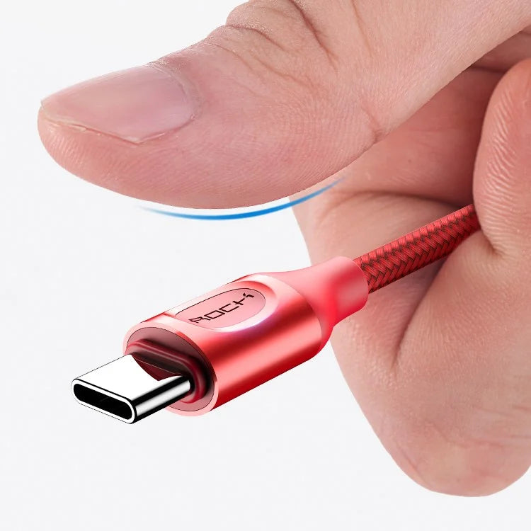 USB-C kabel ROCK 1.5 m. Red