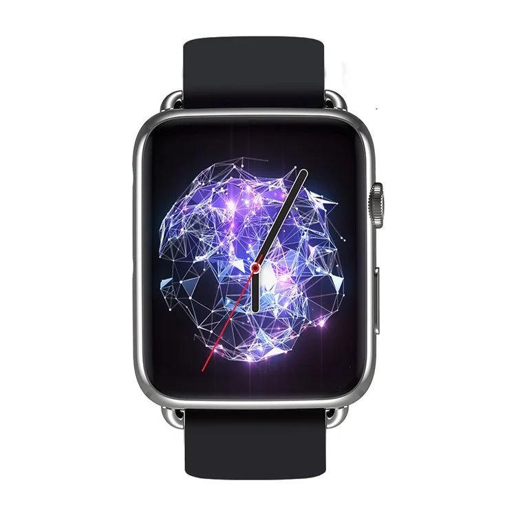Smartwatch Phone 4G Blood Pressure Fitness Bracelet for iPhone Android - Black