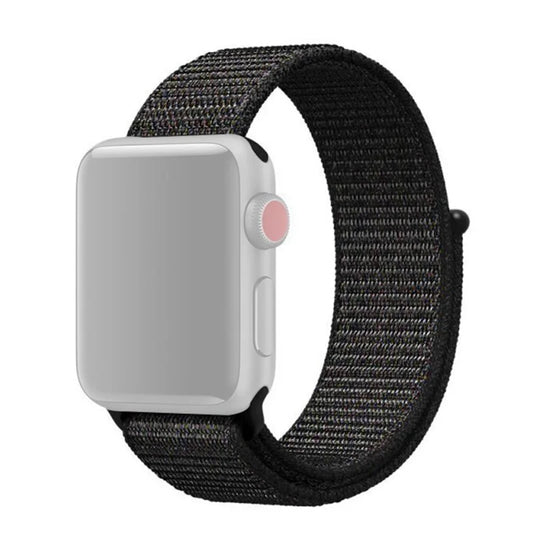 Apple Watch urrem 38/40mm.  Velcro Closure Nylon Sort