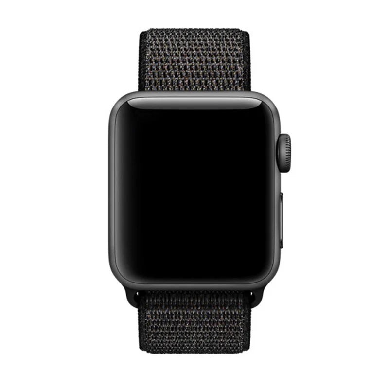 Apple Watch urrem 38/40mm.  Velcro Closure Nylon Sort