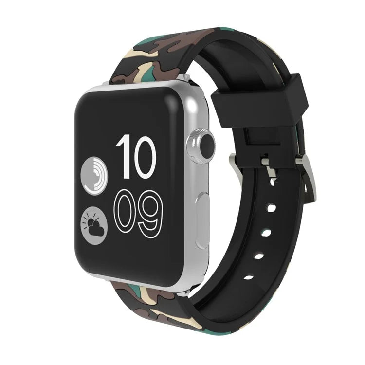 Apple Watch Urrem 42/44mm. Camouflage Khaki