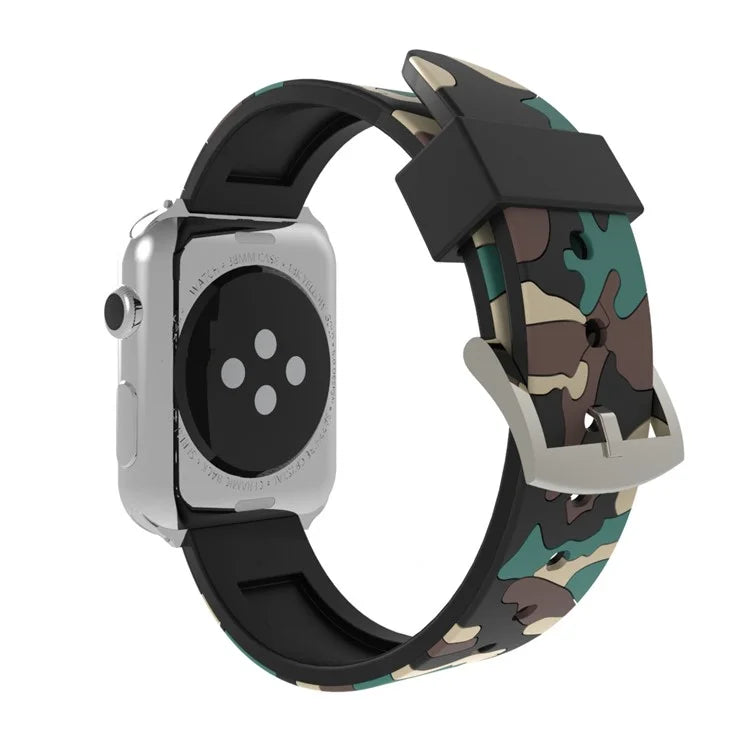Apple Watch Urrem 42/44mm. Camouflage Khaki