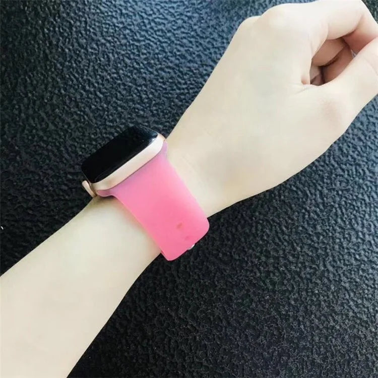 Apple Watch urrem 38/40mm. Transparent Silicone Pink