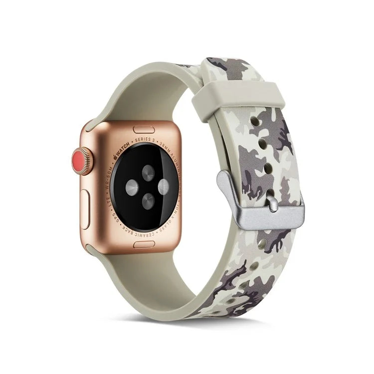 Apple Watch urrem 38/40mm. Silicone Lys Camouflage