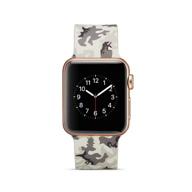 Apple Watch urrem 38/40mm. Silicone Lys Camouflage