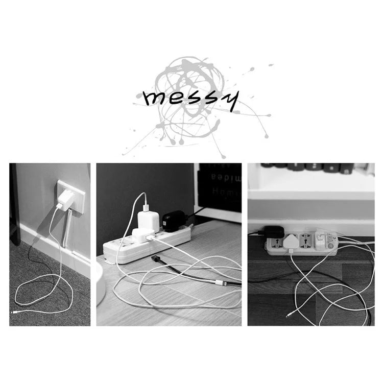 Kabel Organizer med magnet. Grøn
