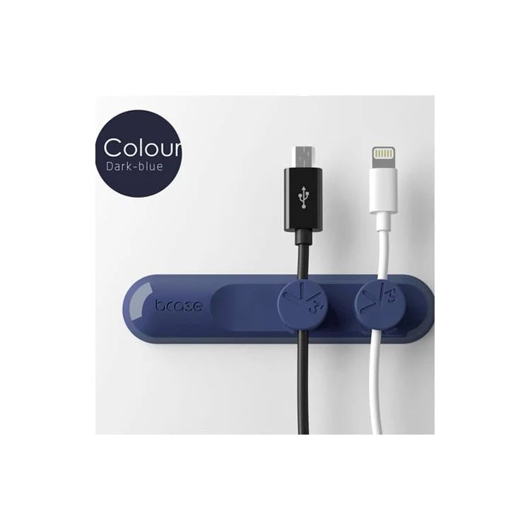 Kabel Organizer med magnet Blå