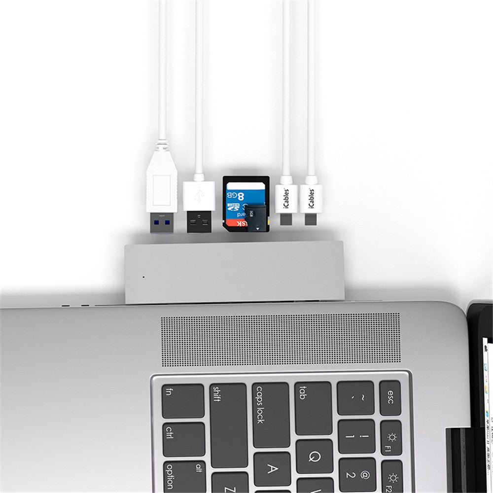6-in-1 Dual USB Type-C Multi-Port Adapter Dongle Converter for MacBook - produktbillede 15