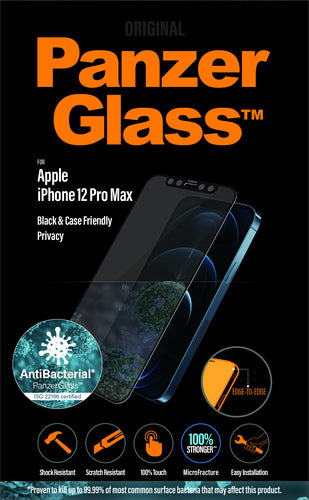 Panzerglass IPhone 12 Pro Max (CF) Privacy, Black (AB)