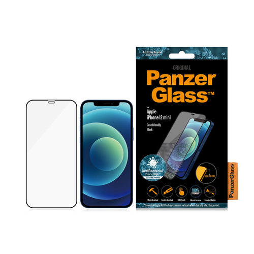 PanzerGlass iPhone 12 mini (CF), Black (AB) - EOL