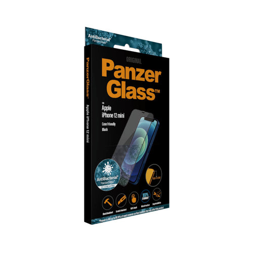 PanzerGlass iPhone 12 mini (CF), Black (AB) - EOL