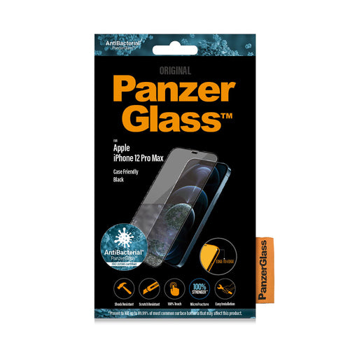PanzerGlass iPhone 12 Pro Max (CF), Black (AB)