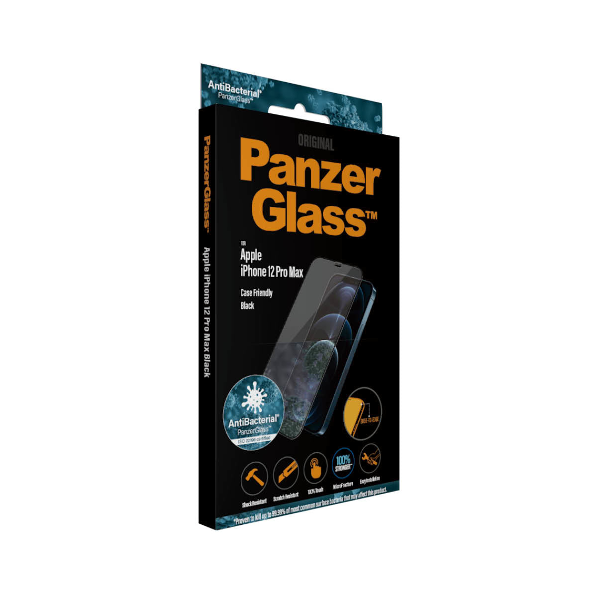 PanzerGlass iPhone 12 Pro Max (CF), Black (AB)