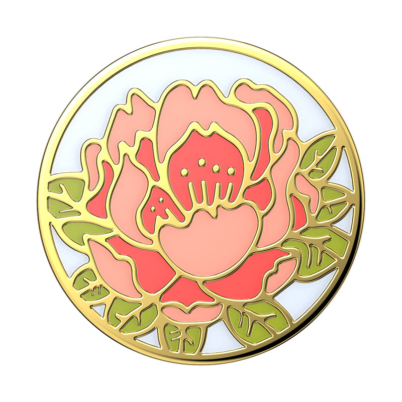 POPSOCKETS Enamel Blooming Peony pink - EOL