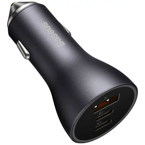 Baseus Lader til cigarstik 65w 3.port sort