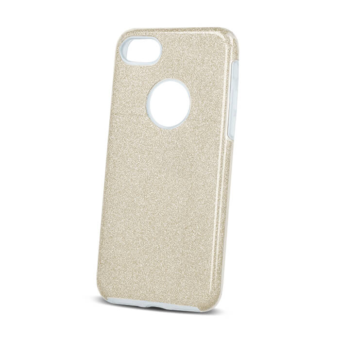 iPhone 7/8/ TPU Cover Glitter 3w1 SE – Guld