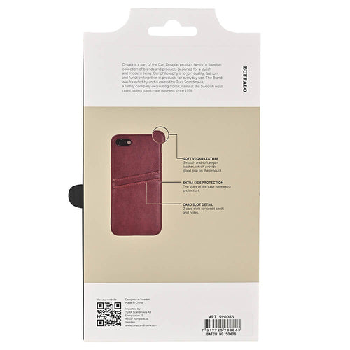 iPhone 7/8/SE Læder Cover med kortholder 2 – Brun – Buffalo