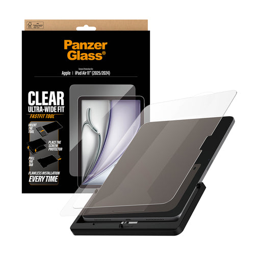 PG Screen Protector iPad Air 11'' (2024-2026) UWF w. Fastfit