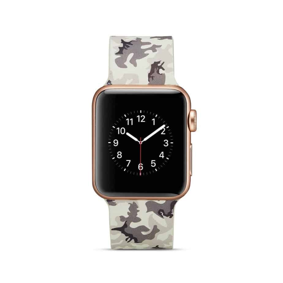 Apple Watch urrem 42/44mm. Silicone Lys Camouflage