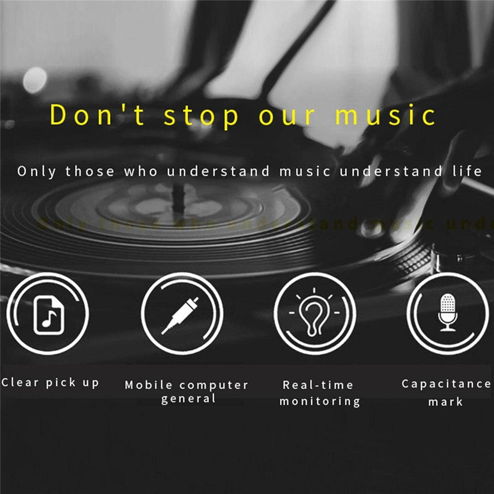 Studio Live Streaming Broadcasting Recording Condenser Microphone Stand Kit