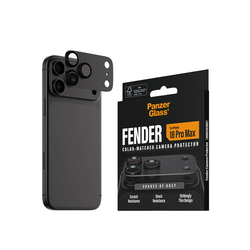 PG Fender Camera Lens Protector Shades of Grey iP18 Pro Max