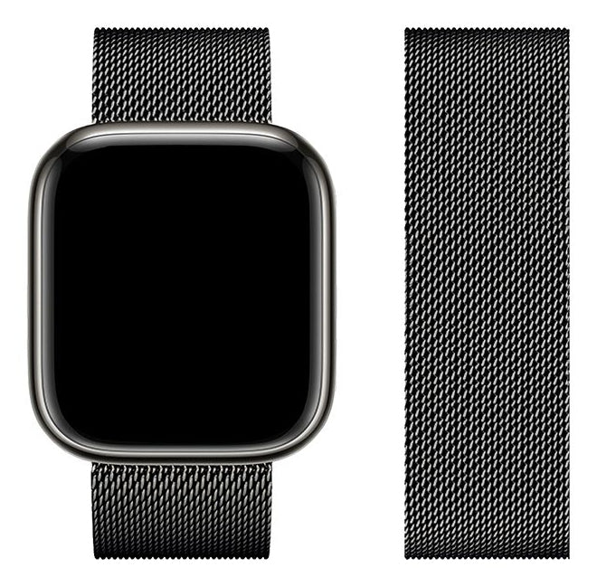 FORCELL Magnetic Stainless Steel Strap - Black - 38/40/41 mm