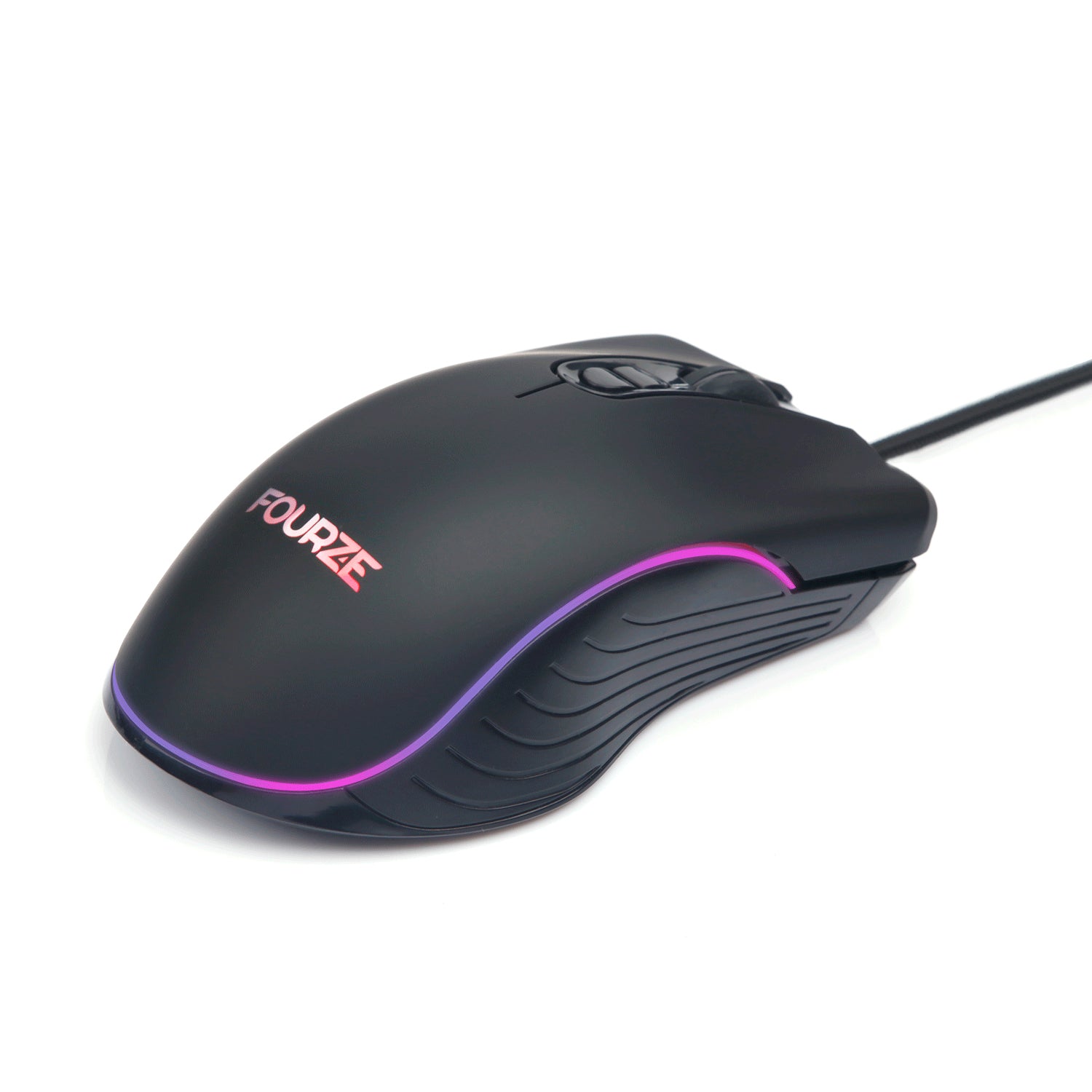 Fourze GM120 Gaming Mouse, RGB, black - EOL - billede 2