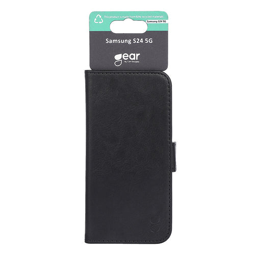 Samsung S24 flipcover - 3 Kort - Sort