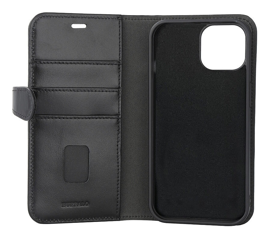 iPhone 15 Cover med kortholder 2in1 3 Magserie – Sort – Buffalo - billede 4