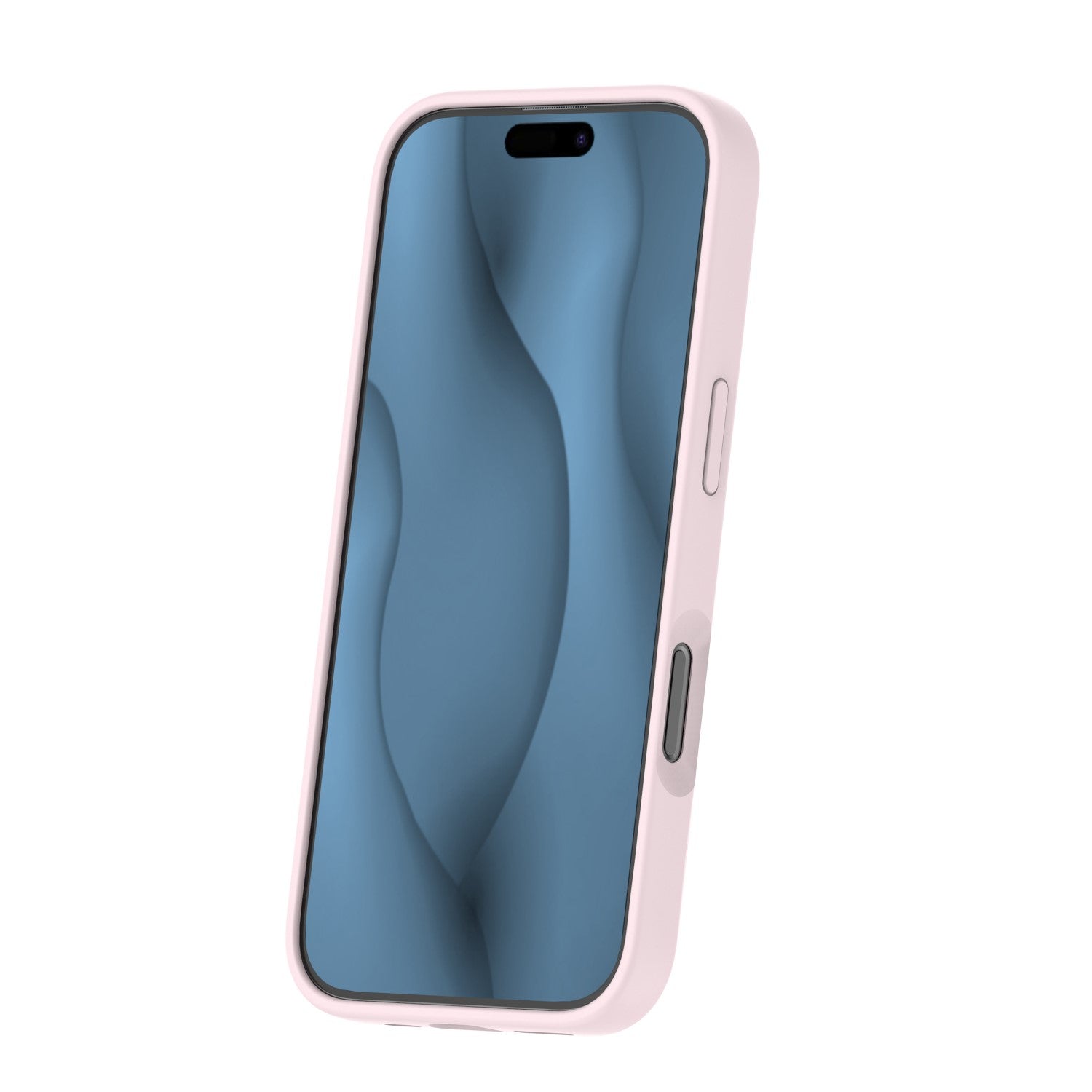 iPhone 16 Pro Silicone MagSafe Cover Thin Mag – Lyserød - billede 3