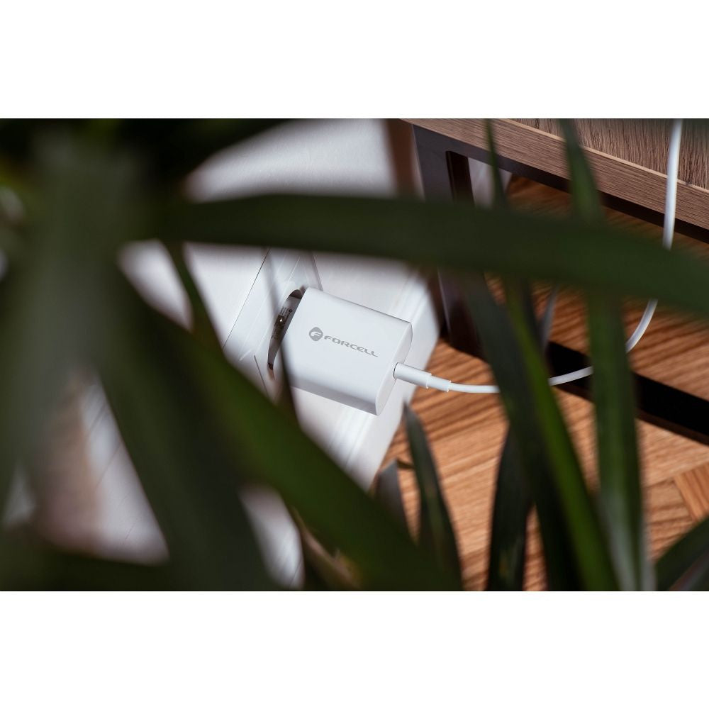 Væglader 25W USBC m/Kabel