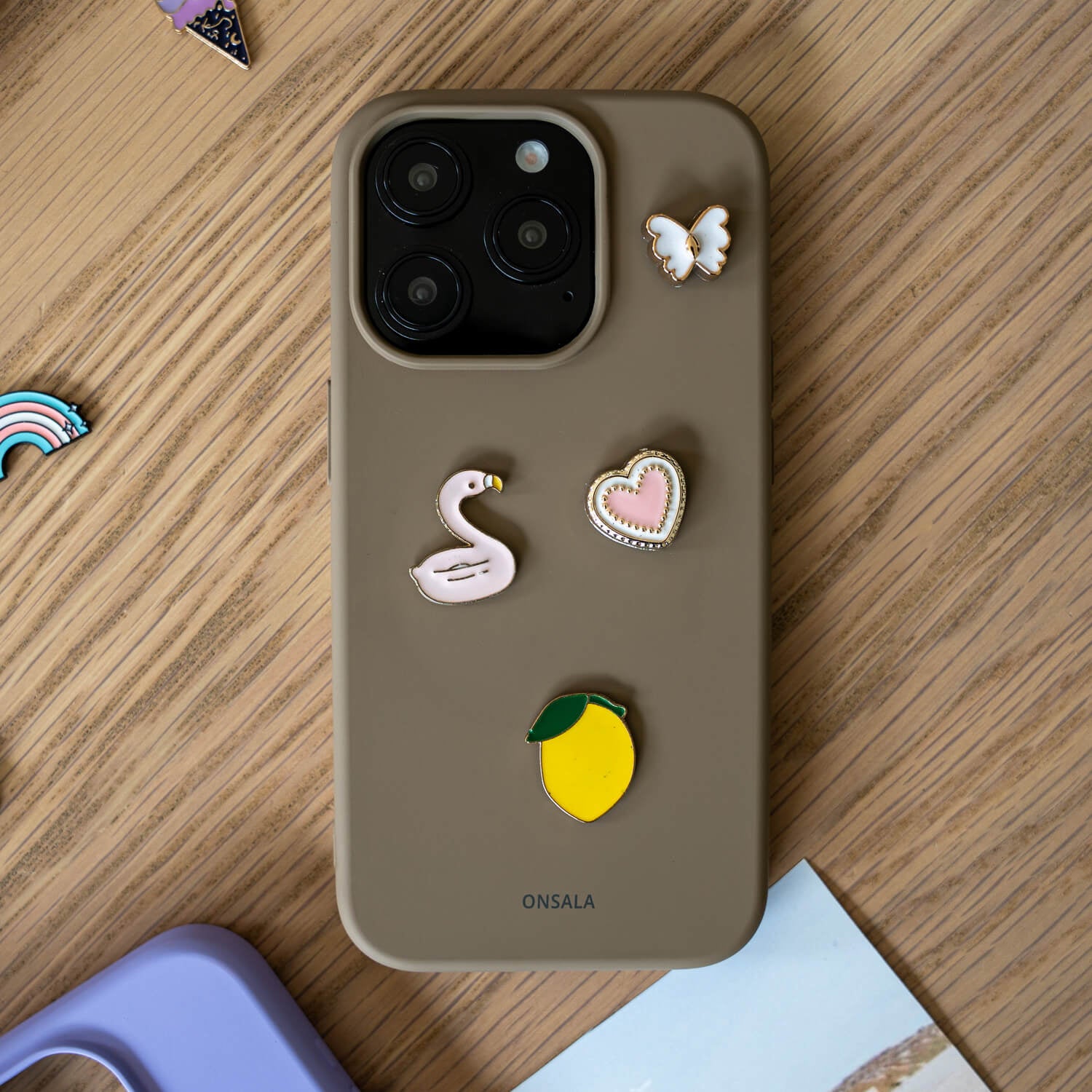 Charms Pimp Your Phone Metal og Plastik 4 stk - billede 4