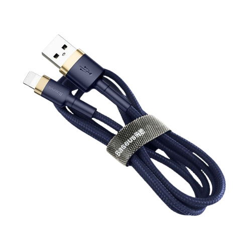 BASEUS USB Cable - Cafule CALKLF-BV3 IPHONE lightning 1M 2.4A navy blue-gold