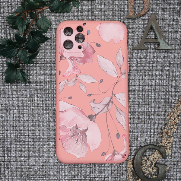 iPhone 11 Pro Cover Lyserød blomst