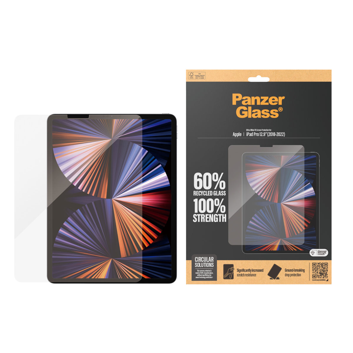 PanzerGlass Screen Protector iPad Pro 12.9'' (18-22) UWF - billede 2