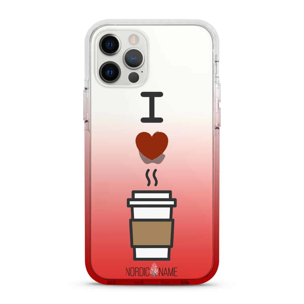 iPhone 12 Mini Cover I Love Coffe