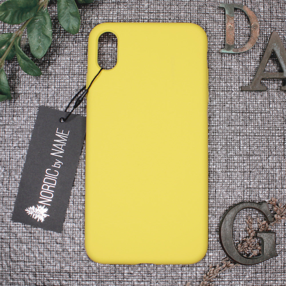 iPhone XS Max Silicone Cover – Gul