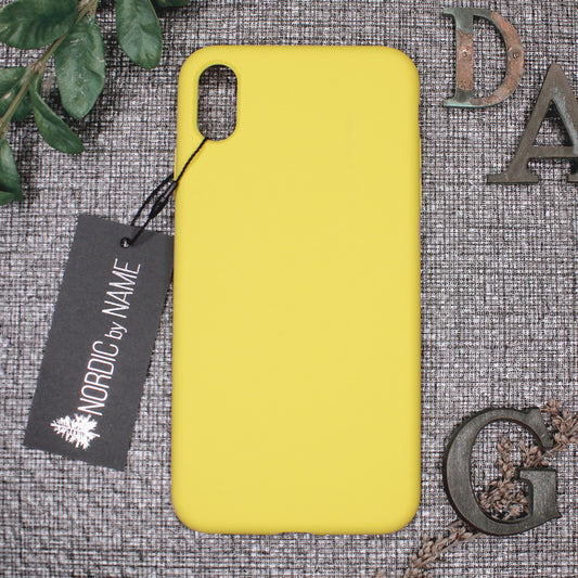 iPhone XS Max Silicone Cover – Gul