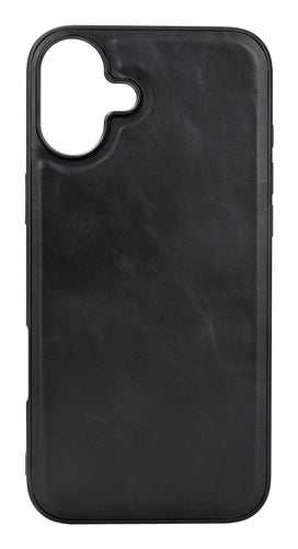 iPhone 16 Plus Læder Cover – Sort – Buffalo