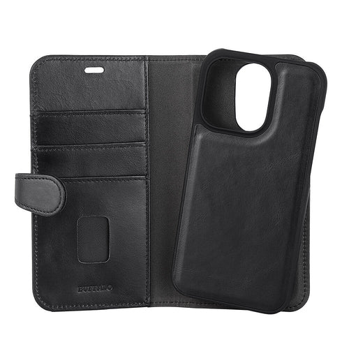 BUFFALO 2in1 Wallet 3 card iPhone 14 Pro 6,1" Black - EOL