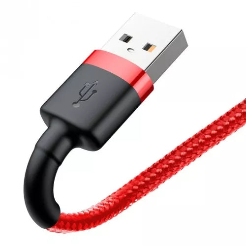 Kabel USBA/Lightning 0.5m RD/BK