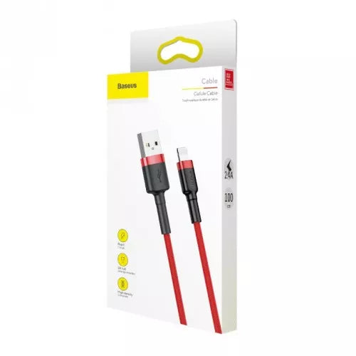 Kabel USBA/Lightning 0.5m RD/BK