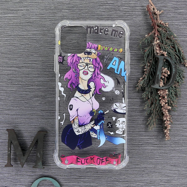iPhone 11 Pro Max Cover Vred Kvinde/fuck Off
